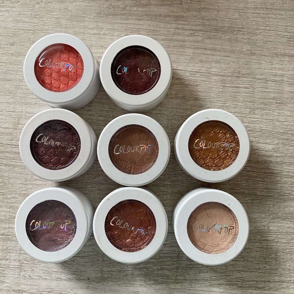8 Colourpop Super Shock Shadows